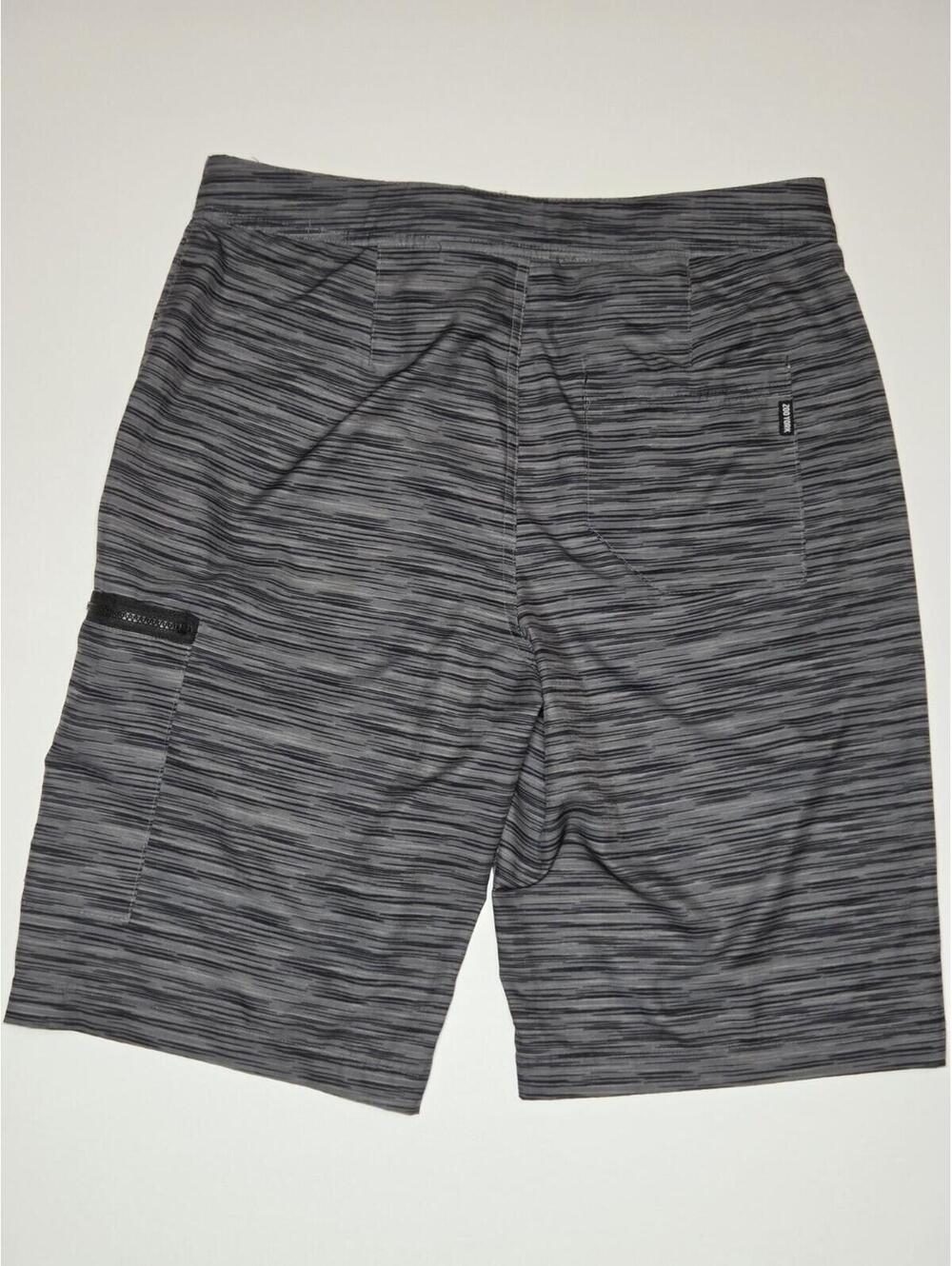 Zoo York Mens Board Shorts Swim Trunks Size 34 Side Zipper Pocket Gray - Picture 5 of 5